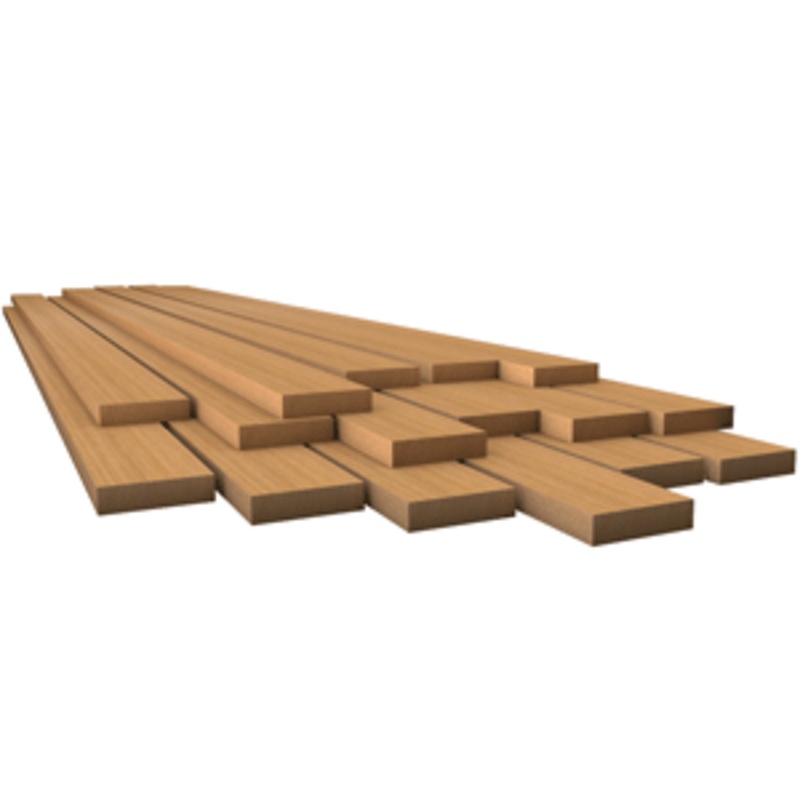 Whitecap Teak Lumber – 3/8″ x 5-3/4″ x 12″