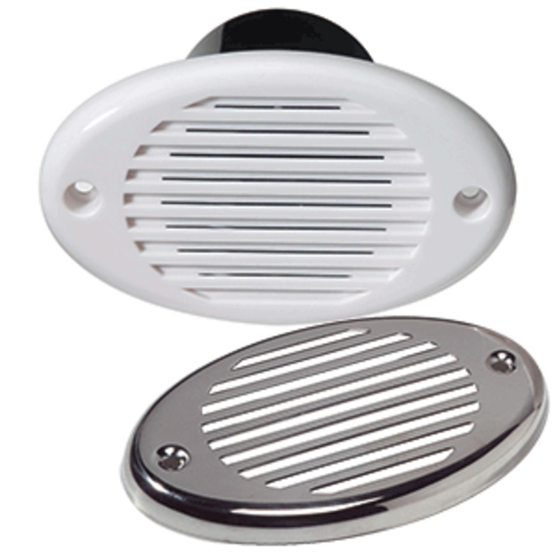 Innovative Lighting Marine Hidden Horn – White w/Stainless Steel Overlay