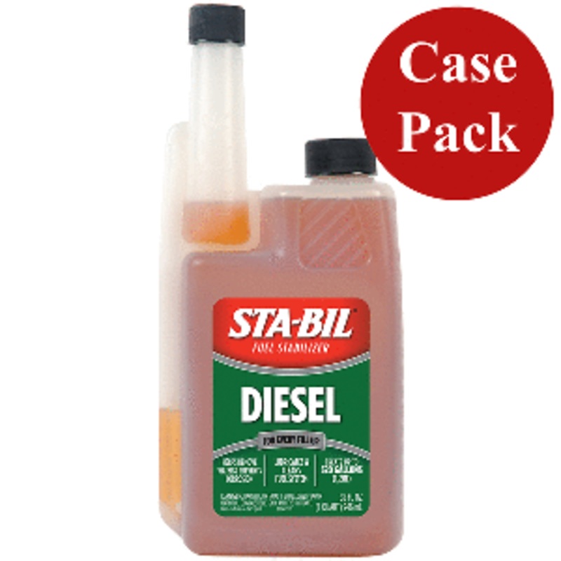 STA-BIL Diesel Formula Fuel Stabilizer & Performance Improver – 32oz *Case of 4*