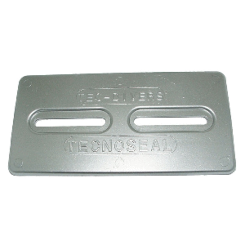 Tecnoseal Aluminum Plate Anode – 12″ x 6″ x 1/2″