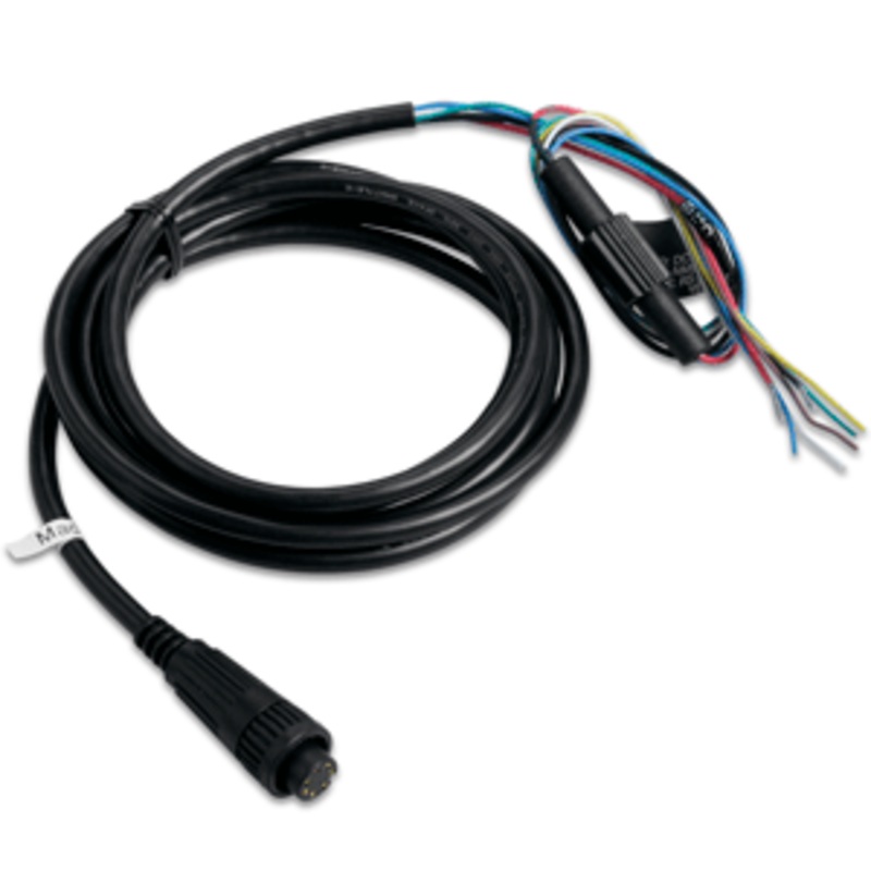 Garmin Power/Data Cable – Bare Wires f/Fishfinder 320C, GPS Series & GPSMAP Series