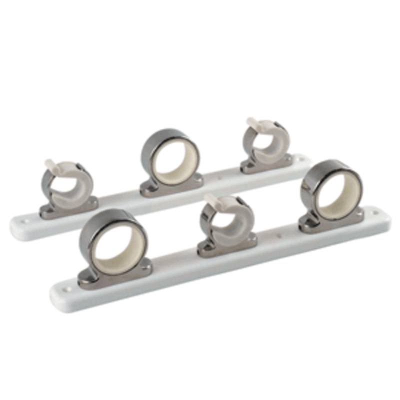 TACO 3-Rod Hanger w/Poly Rack – Polished Stainless Steel