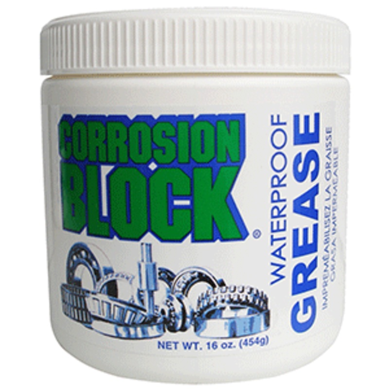 Corrosion Block High Performance Waterproof Grease – 16oz Tub – Non-Hazmat, Non-Flammable & Non-Toxic