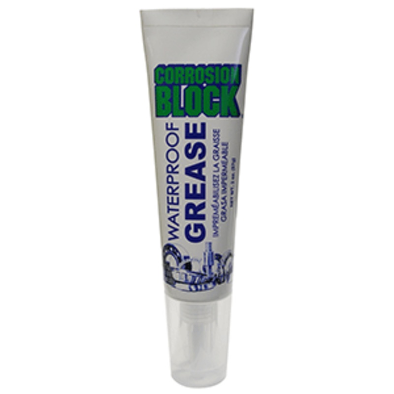 Corrosion Block High Performance Waterproof Grease – 2oz Tube – Non-Hazmat, Non-Flammable & Non-Toxic