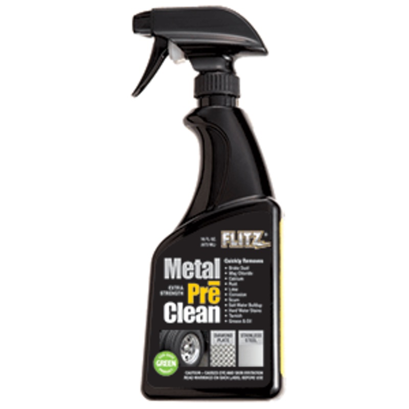 Flitz Metal Pre-Clean – All Metals Icluding Stainless Steel – 16oz Spray Bottle