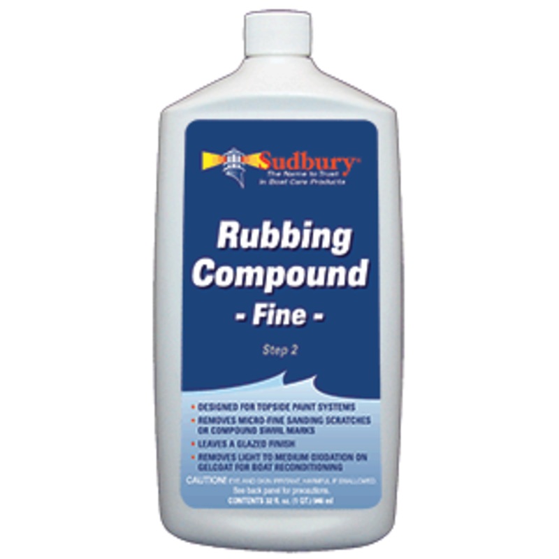 Sudbury Rubbing Compund Fine – Step 2 – 32oz Fluid