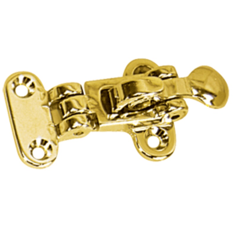 Whitecap Anti-Rattle Hold Down – Polished Brass