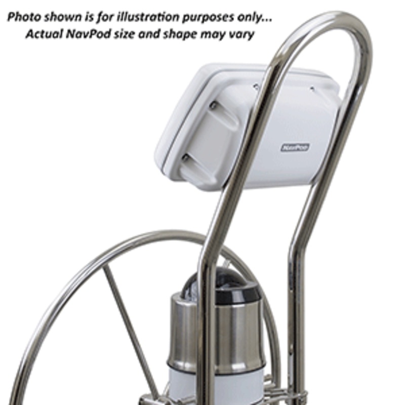 NavPod SystemPod Pre-Cut f/Raymarine AXIOM 9 & 1 Instrument (3.6″ hole) f/9.5″ Wide Guard (Pre-Cut f/Surface Mount Using Rear Mounting Brackets)