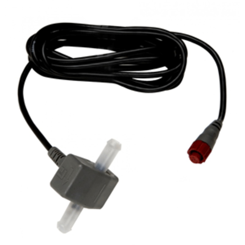Lowrance Fuel Flow Sensor w/10′ Cable & T-Connector