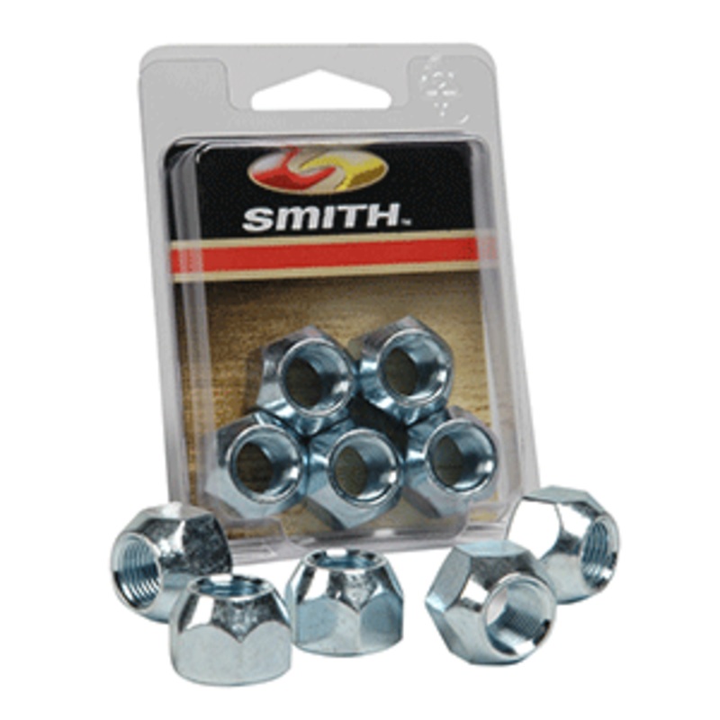 C.E. Smith Package Wheel Nuts 1/2″ – 20 – 5 Pieces – Zinc