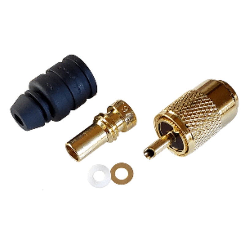 Shakespeare PL-259-8X-G Solder-Type Connector w/UG176 Adapter & DooDad Cable Strain Relief f/RG-8X Coax