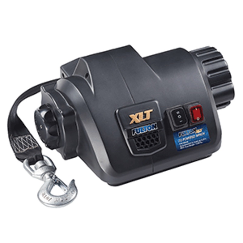 Fulton XLT 7.0 Powered Marine Winch w/Remote f/Boats up to 20′