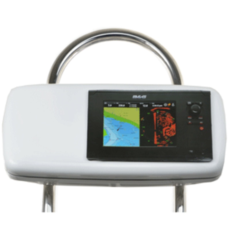 NavPod GP2040-08 SystemPod Pre-Cut f/Simrad NSS8 or B&G Zeus Touch 8 & 2 Instruments f/12″ Wide Guard
