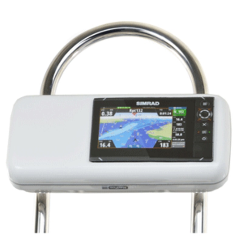 NavPod GP2506 SystemPod Pre-Cut for Simrad NSS7 evo2 or B&G Zeus 7 with space on left for 12″ Wide Guard