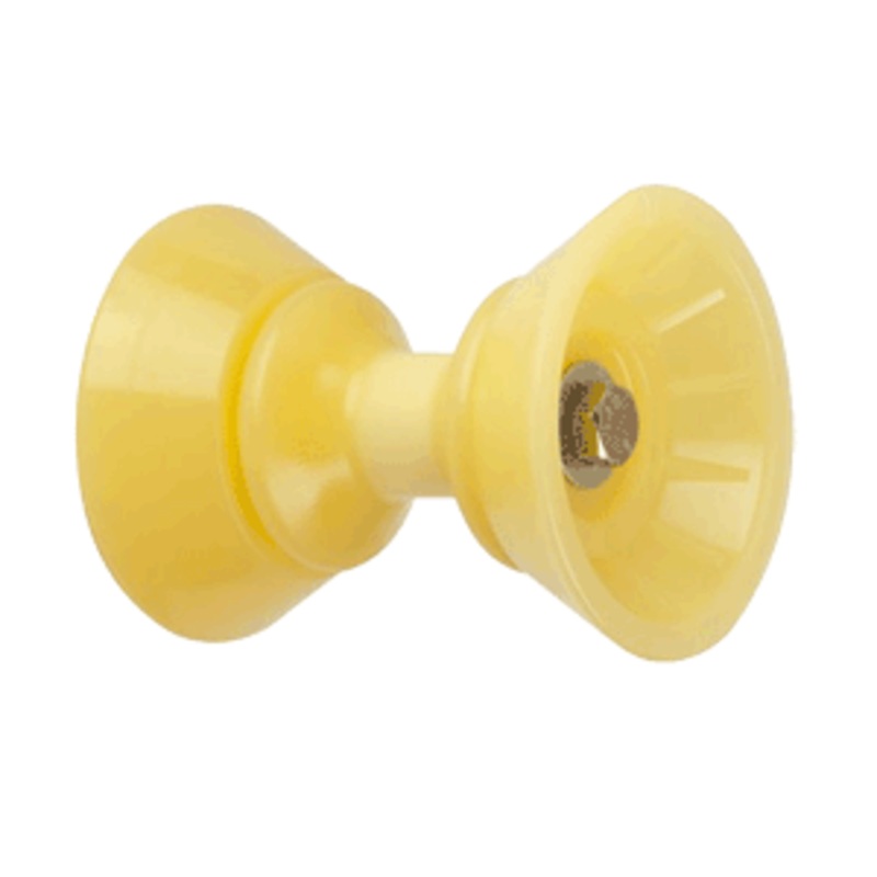 C.E. Smith 3″ Bow Bell Roller Assembly – Yellow TPR