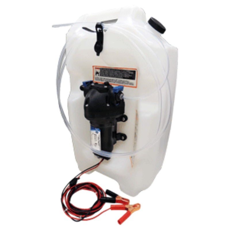 Jabsco Flat Tank Oil Changer System – 3-1/2 Gallon Tank – 12V