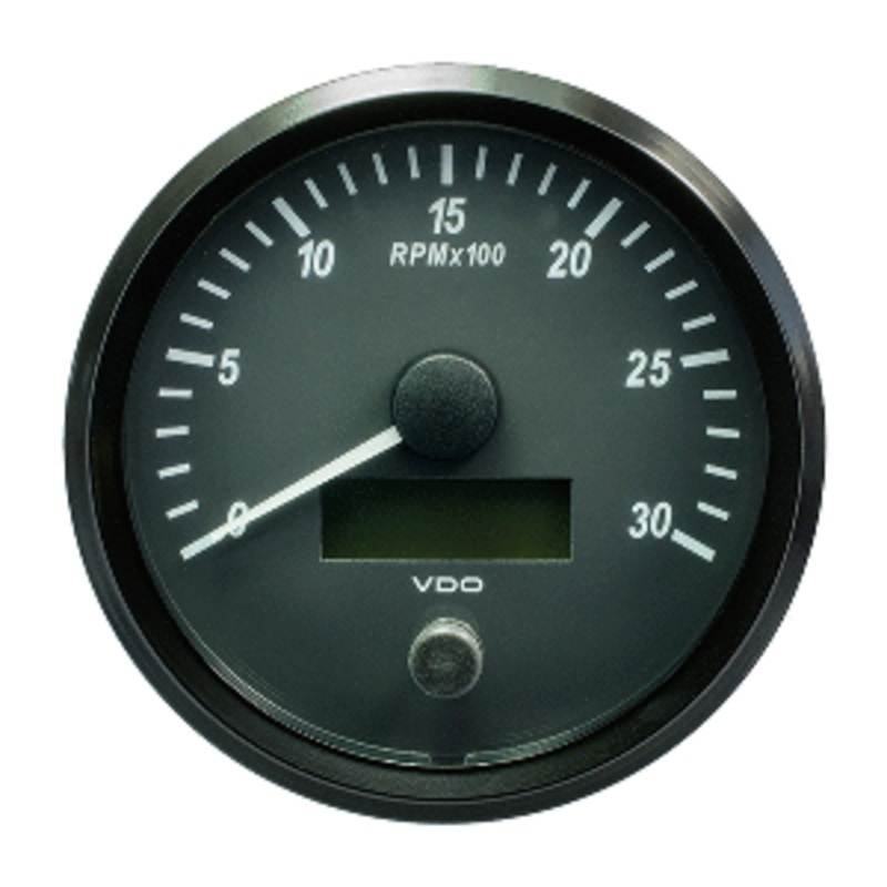 VDO SingleViu 100mm (4″) Tachometer – 3000 RPM