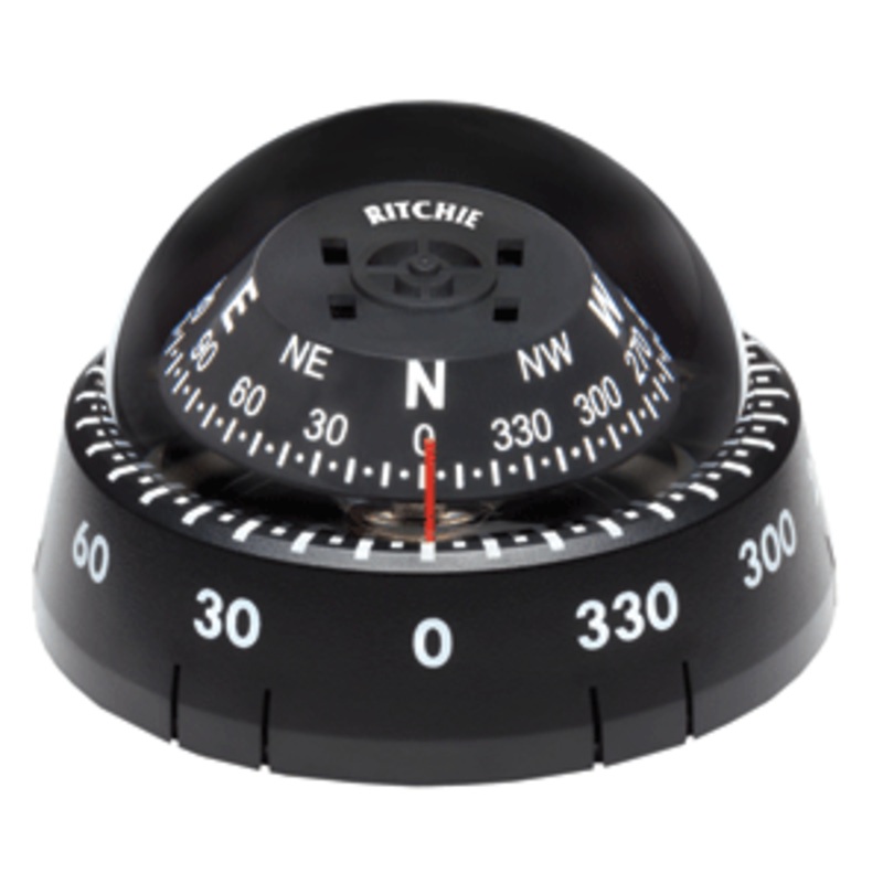 Ritchie XP-99 Kayaker Compass – Surface Mount – Black