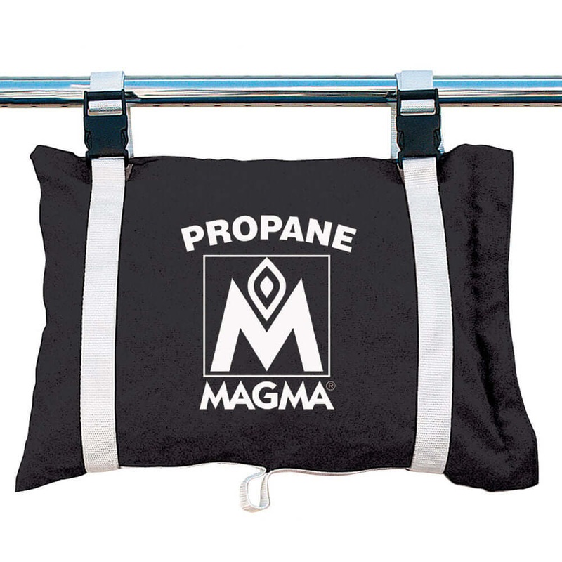 Magma Propane -Butane Canister Storage Locker-Tote Bag – Jet Black