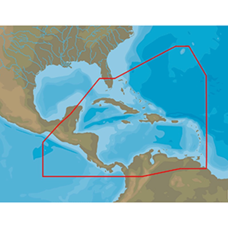 C-MAP 4D NA-D065 Caribbean & Central America – microSD/SD