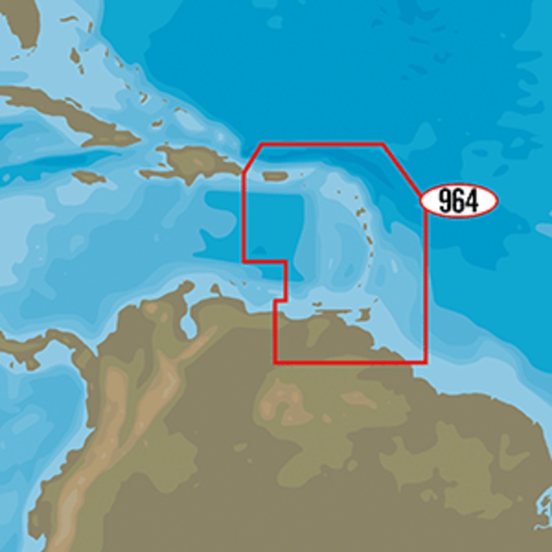 C-MAP 4D NA-D964 – Puerto Rico to Rio Orinoco Local
