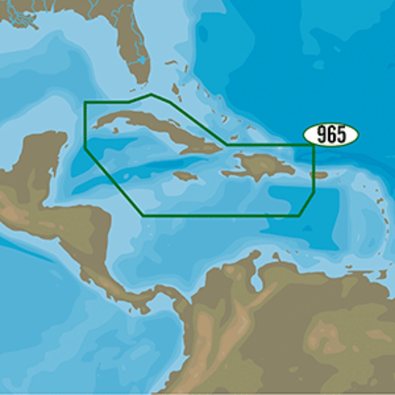 C-MAP 4D NA-D965 – Cuba, Dominican Republic, Caymans & Jamaica