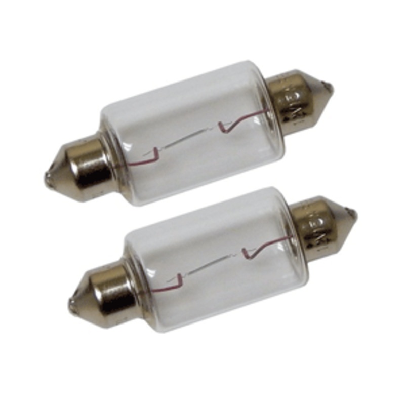 Perko Double Ended Festoon Bulbs – 12V, 15W, .97A – Pair