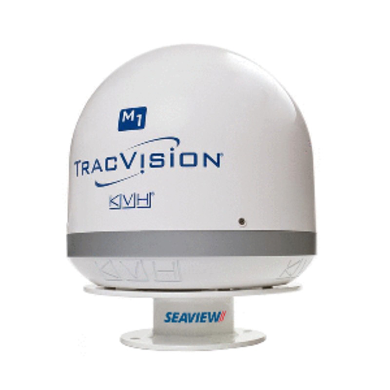 Seaview 3″ Low Profile Satdome Mount f/KVH M1/M1DX/TV1, Intellian i1 & i2, Raymarine 33STV