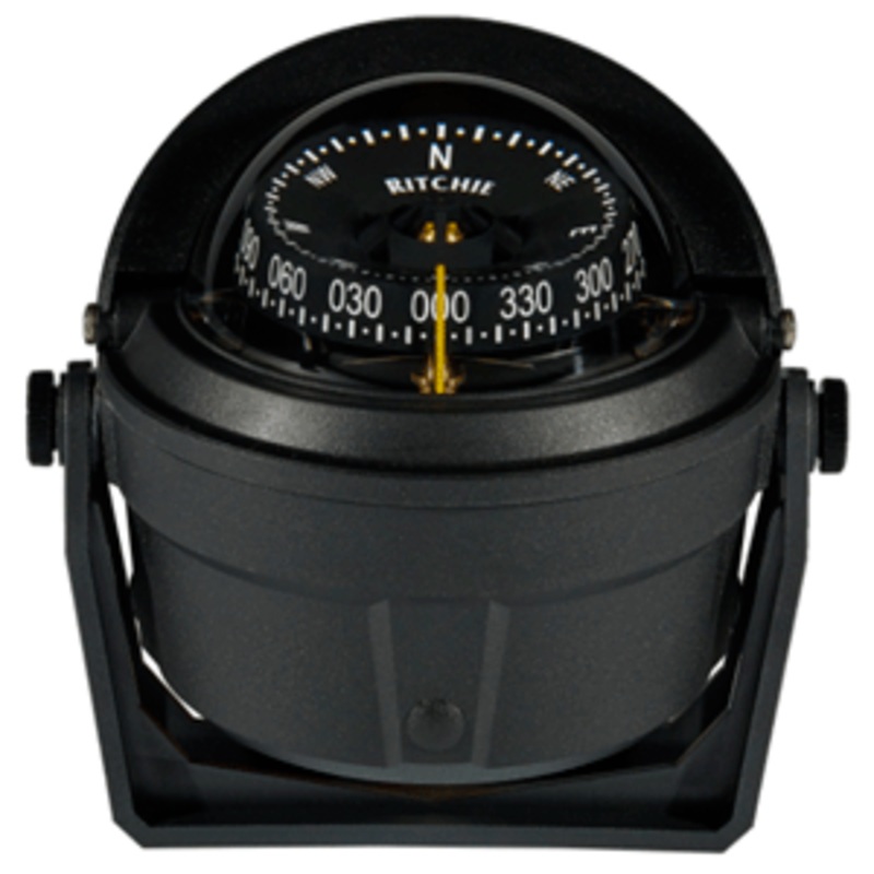 Ritchie B-81-WM Voyager Bracket Mount Compass – Wheelmark Approved f/Lifeboat & Rescue Boat Use