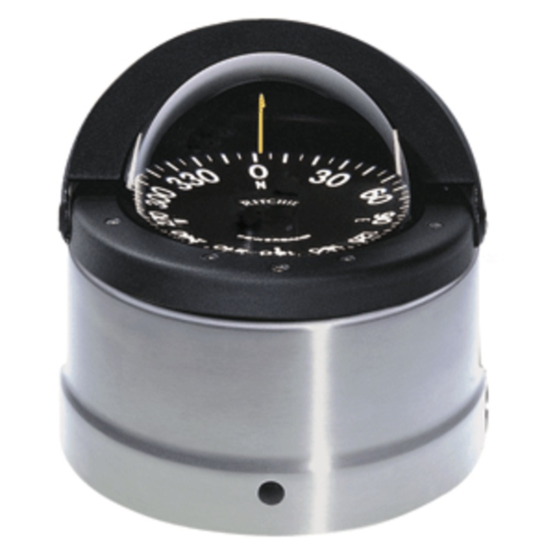 Ritchie DNP-200 Navigator Compass – Binnacle Mount – Polished Stainless Steel/Black