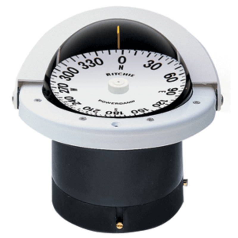 Ritchie FN-201W Navigator Compass – Flush Mount – White