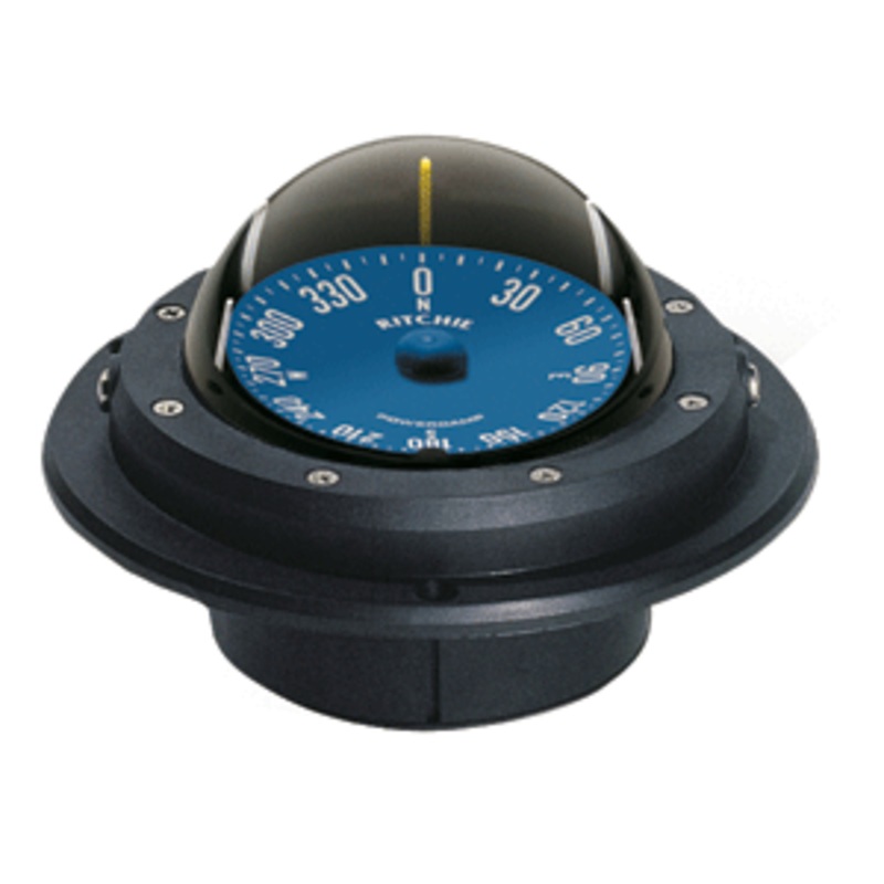 Ritchie RU-90 Voyager Compass – Flush Mount – Black