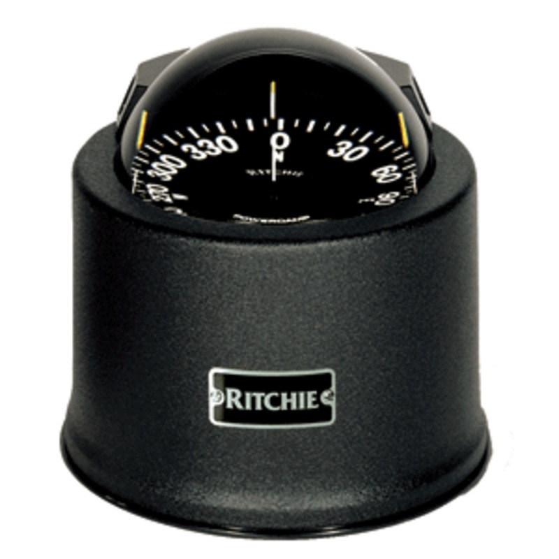 Ritchie SP-5-B GlobeMaster Compass – Pedestal Mount – Black – 5 Degree Card 12V