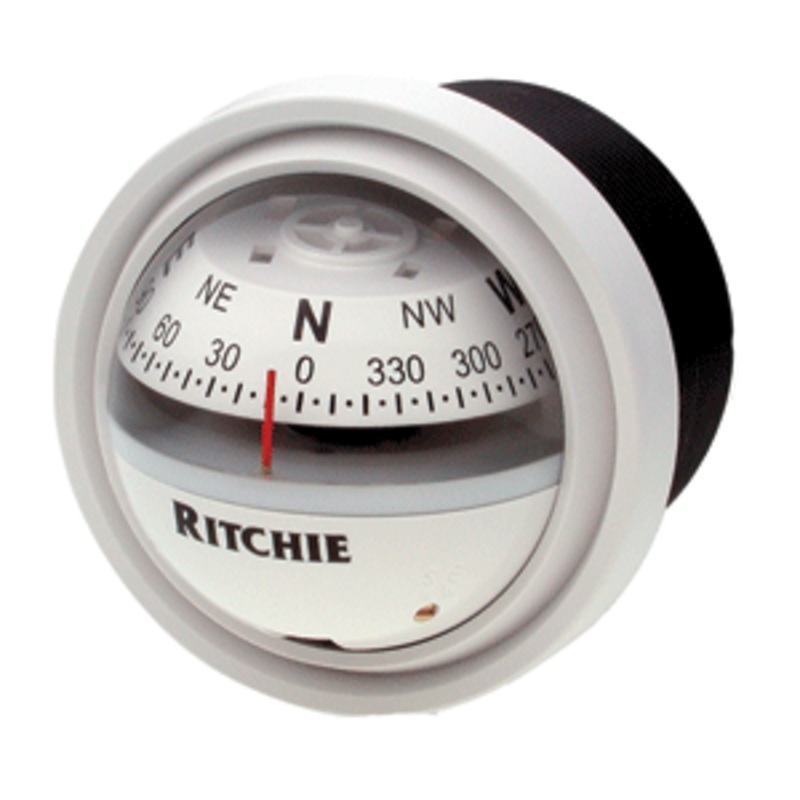 Ritchie V-57W.2 Explorer Compass – Dash Mount – White