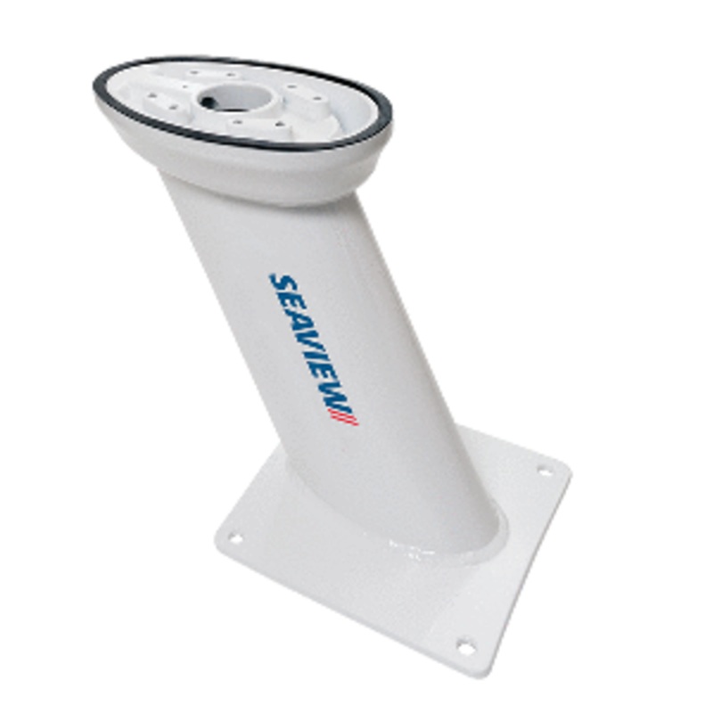 Seaview 18″ Modular Mount AFT Raked 10 x 10 Base Plate – f/Large Sat Domes – 18″ Top Plate Required