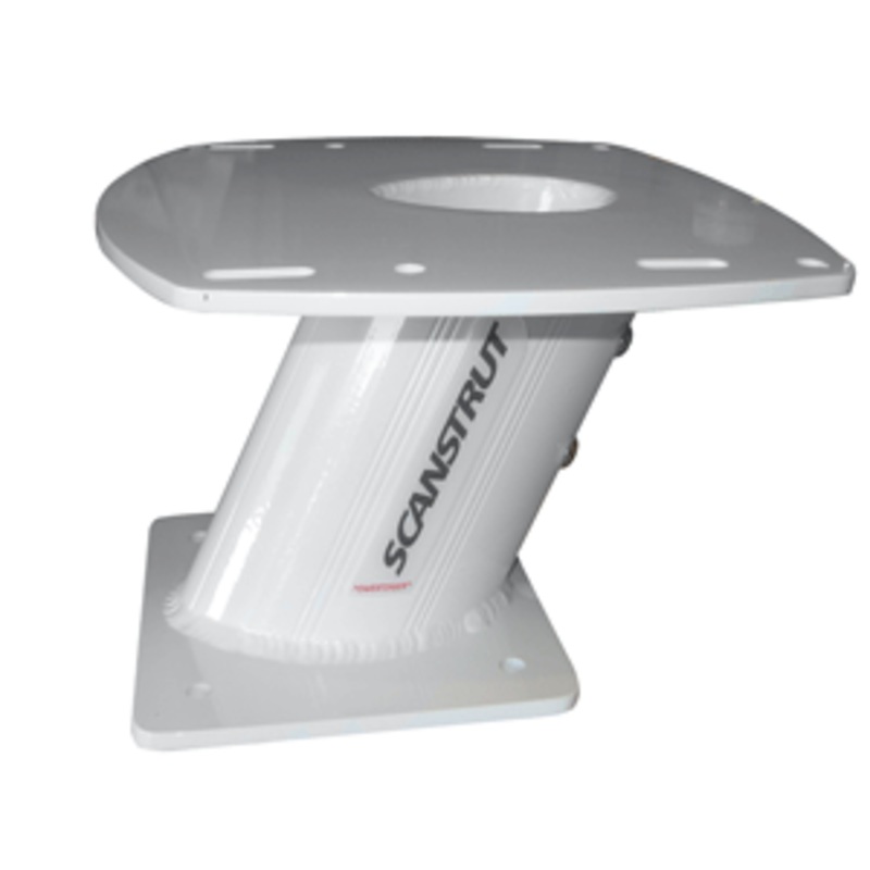 Scanstrut 10″ Aluminum PowerTower f/2kW/4kW Raymarine; Garmin & Navico 3G/4G Radomes