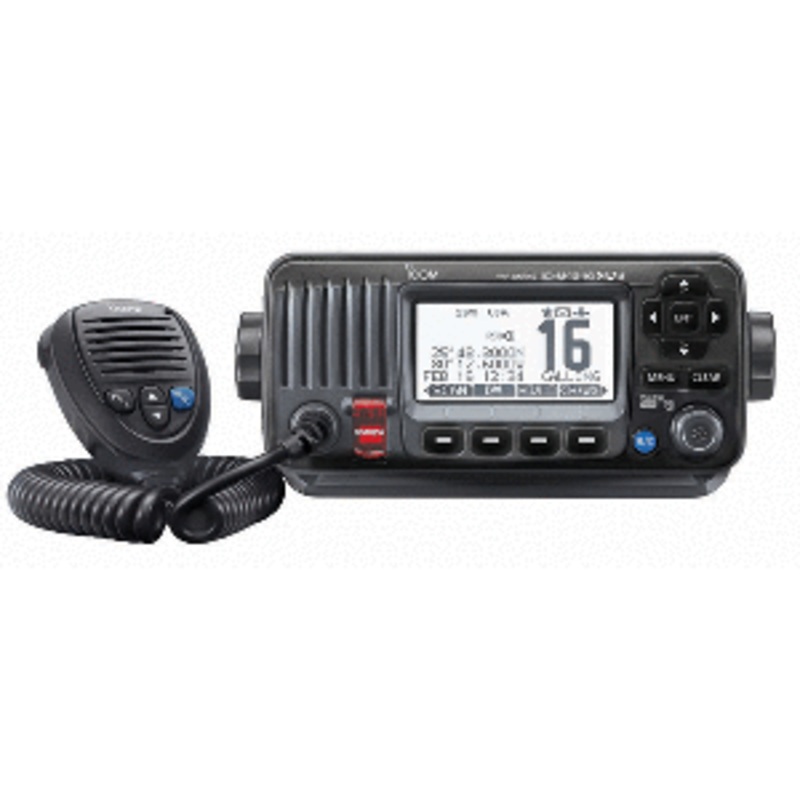 Icom M424G Fixed Mount VHF w/Built-In GPS – Black