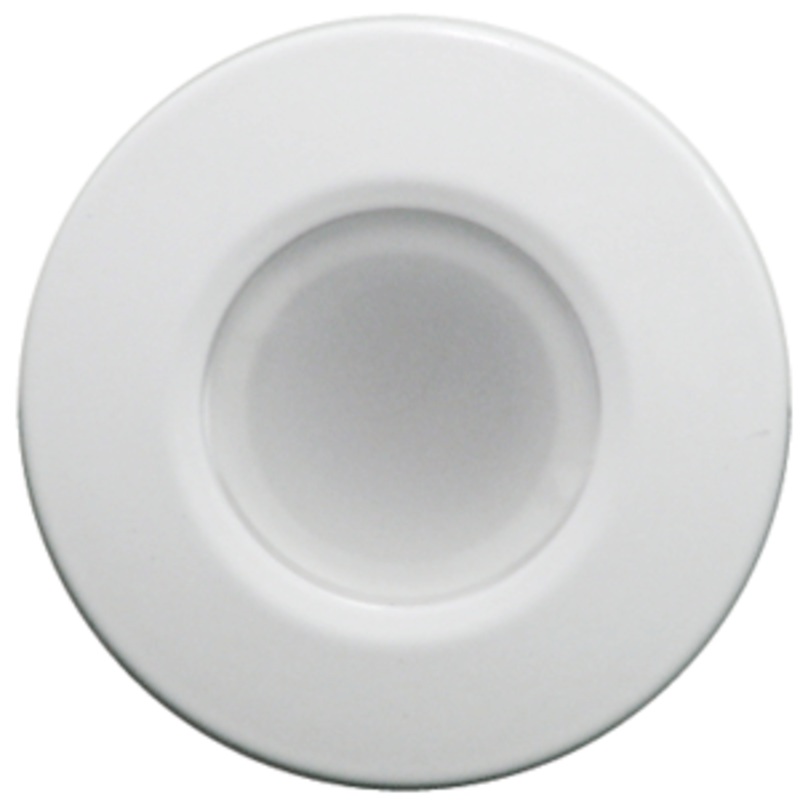 Lumitec Orbit – Flush Mount Down Light – White Finish – 2-Color Blue/White Dimming