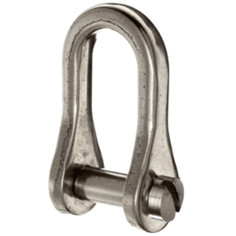 Ronstan Standard Dee Slotted Pin Shackle – 3/16″ Pin – 23/32″L x 13/32″W