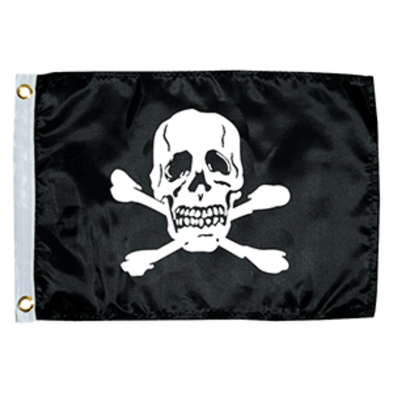 Taylor Made 12″ x 18″ Jolly Roger Novelty Flag