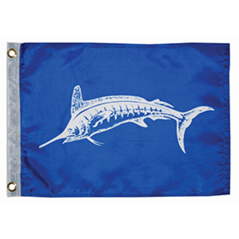 Taylor Made 12″ x 18″ White Marlin Flag