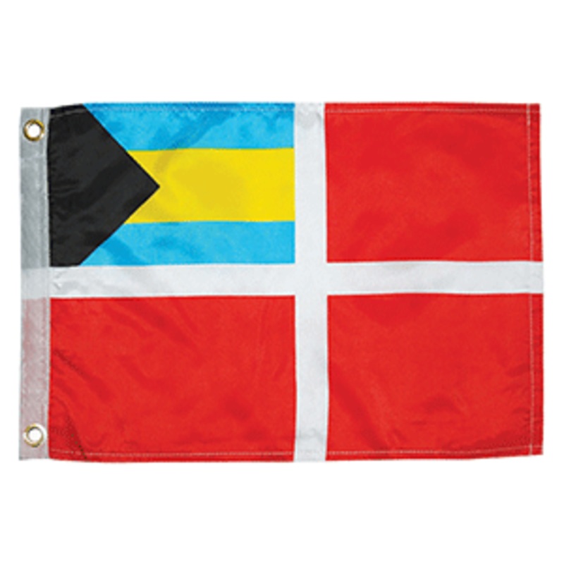 Taylor Made Bahamas Courtesy Flag 12″ x 18″