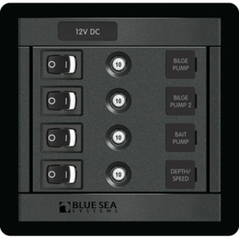 Blue Sea 1455 4 Position Switch CLB Square