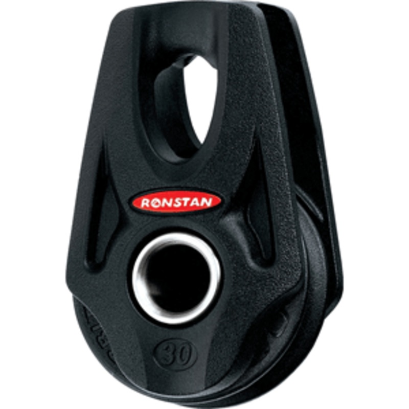 Ronstan Series 30 Ball Bearing Orbit Block – Single – Becket – Lashing head