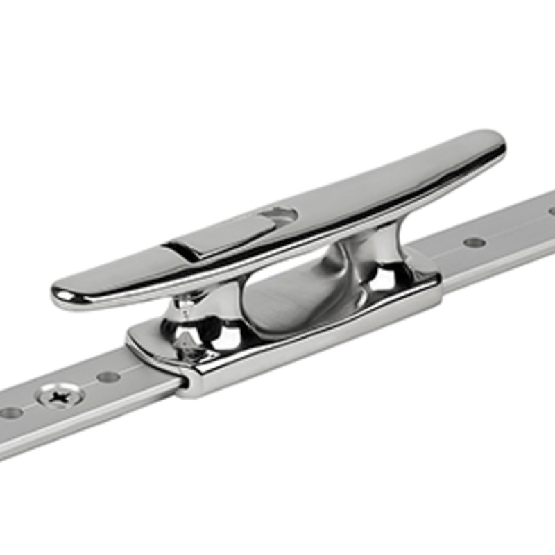 Schaefer Mid-Rail Chock/Cleat Stainless Steel – 1″