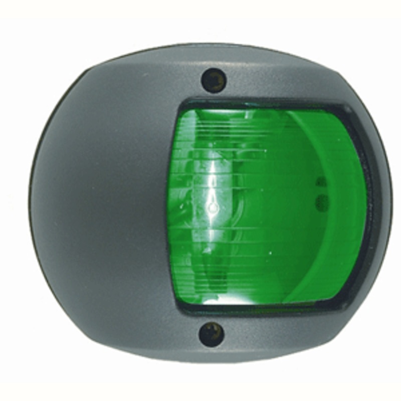 Perko LED Side Light – Green – 12V – Black Plastic Housing