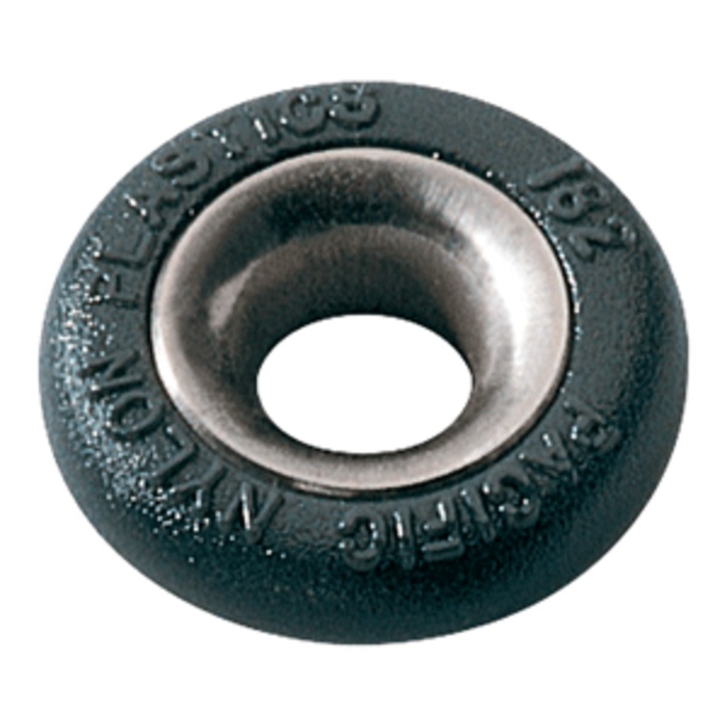 Ronstan Glue-In Plastic Nylon Bush – Stainless Steel Lined – 7mm (9/32″) ID x 5mm (3/16″) Deep