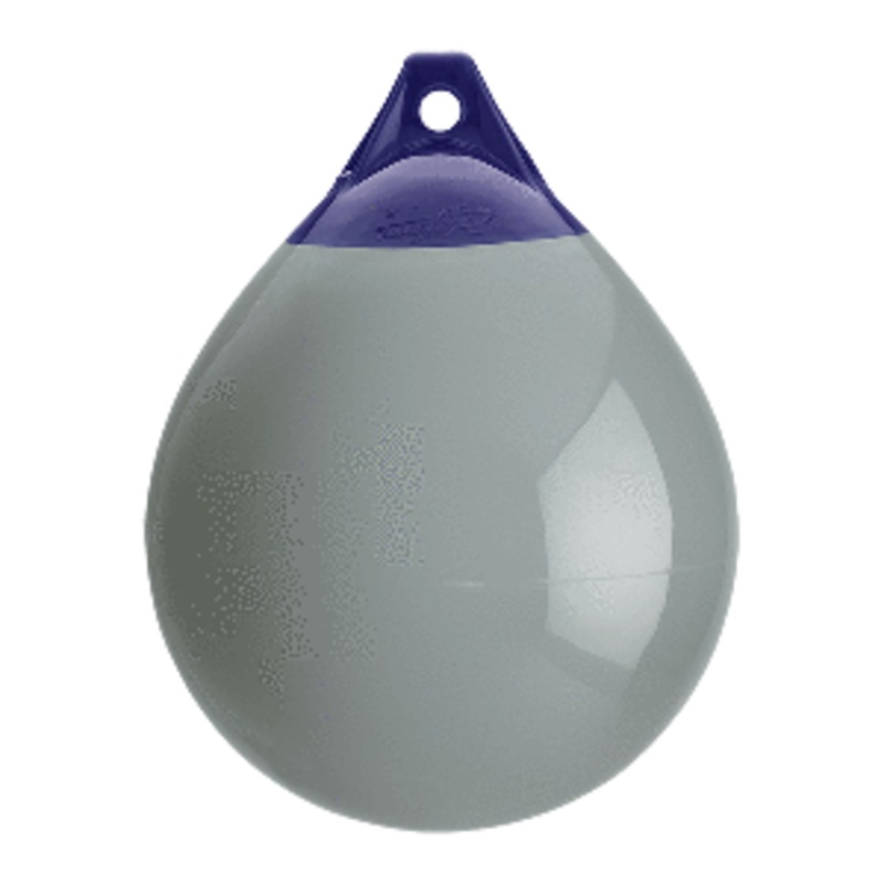 Polyform A Series Buoy A-3 – 17″ Diameter – Grey – Boat Size 40′ – 50′