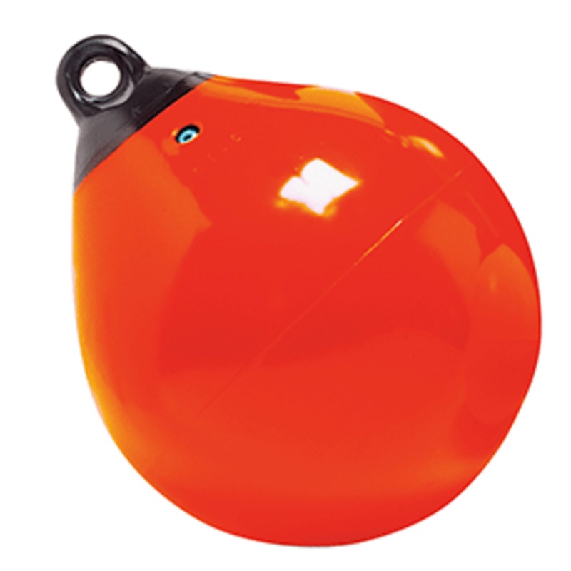 Taylor Made 15″ Tuff End Inflatable Vinyl Buoy – Orange