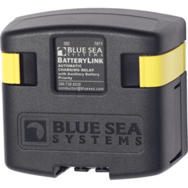 Blue Sea 7611 DC BatteryLink Automatic Charging Relay – 120 Amp w/Auxiliary Battery Charging